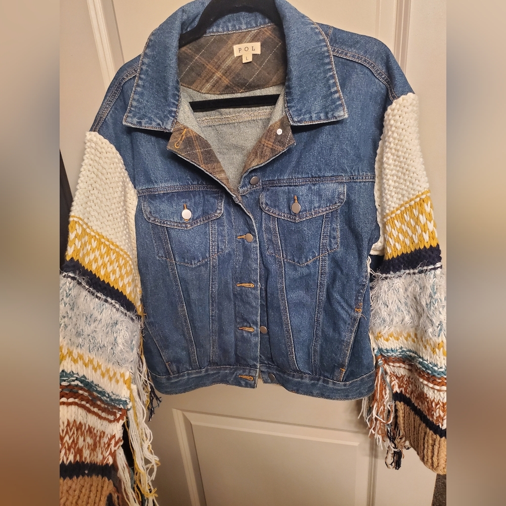 Womens boho Jean jacket